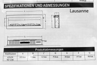 Elektrokamin Lausanne B105 cm