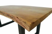 Bellary Tischplatte ohne Gestell 180x90 cm natur