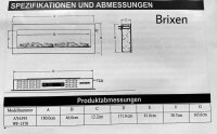 Elektrokamin Brixen B180 cm